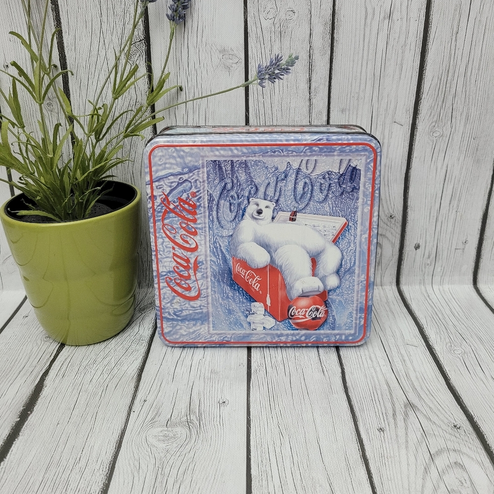 Coca-Cola Polar Bear Tin Box, EMPTY